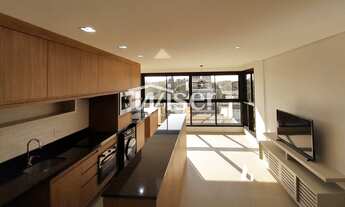 Imagem 4: Apartamento mobiliado com 1 suíte e 2 vagas para locação em Campinas - design moderno, vis