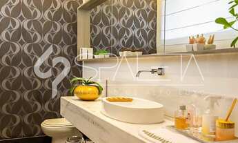 Imagem 6: Residência moderna com lazer completo à venda na Reserva dos Vinhedos em Louveira