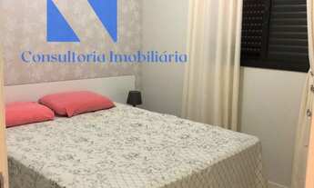 Imagem 5: Apartamento confortável com 58m² , em andar baixo, com 2 dormitórios com planejados, sala