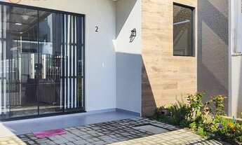 Imagem 2: IMÓVEL NOVO! Casa Geminada Mobiliada com 02 Suítes, localizada a 200 metros da Praia!