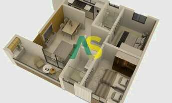 Imagem 5: Apartamento à venda na Iputinga: 2 quartos, 1 suíte, 1 sala, 2 banheiros, 1 vaga, 50,50 m²