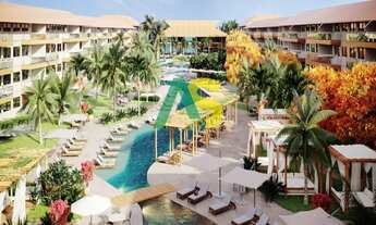 Imagem 3: Le Fleur Polinesia, Apartamentos 02 quartos a venda na Beira Mar da Praia de Muro Alto. Al