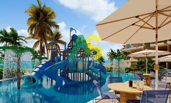 Imagem 2: Max Tulum Flat com Rooftop a venda, na beira mar da Praia de Maragogi. Pé na areia