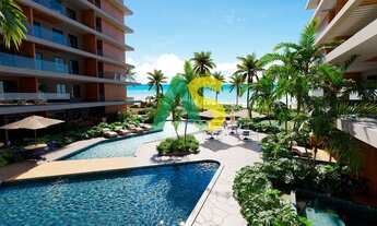 Imagem 4: Max Tulum Flat com Rooftop a venda, na beira mar da Praia de Maragogi. Pé na areia