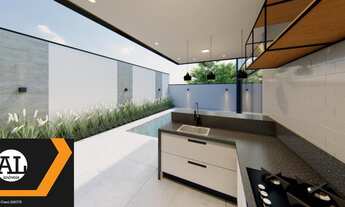 Imagem 4: Sobrado diferenciado à venda no Condomínio Aldeia da Mata com 3 suítes, piscina e escritó