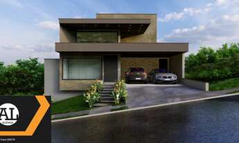 Imagem 2: Casa térrea à venda no condomínio Chácara Ondina em Sorocaba com 3 suítes sendo uma com cl