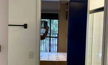 Imagem 7: Studio à venda todo mobiliado com sacada . Área privativa de 30,55 m2 academia, lavanderia