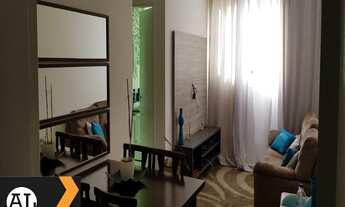 Imagem 5: Apartamento todo mobiliado, com dois quartos, cozinha completa, sofá , mesa de jantar 4 lu