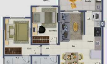 Imagem 2: APARTAMENTO COM 57.41 m² - FORTE - PRAIA GRANDE SP