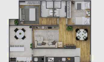 Imagem 4: APARTAMENTO COM 73.4 m² - FORTE - PRAIA GRANDE SP