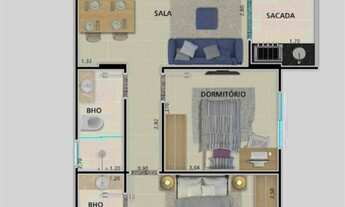 Imagem 5: APARTAMENTO COM 71.14 m² - GUILHERMINA - PRAIA GRANDE SP
