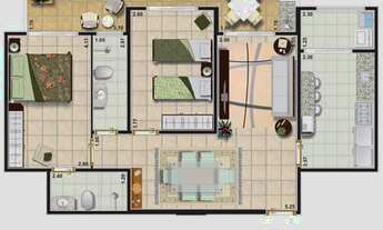 Imagem 3: APARTAMENTO COM 88.27 m² - FORTE - PRAIA GRANDE SP