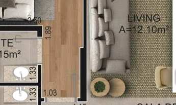 Imagem 6: APARTAMENTO COM 79.56 m² - FORTE - PRAIA GRANDE SP