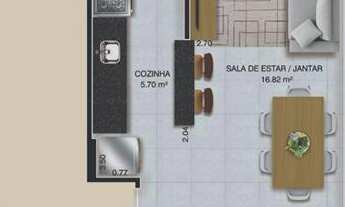 Imagem 5: APARTAMENTO COM 75.52 m² - CAIÇARA - PRAIA GRANDE SP
