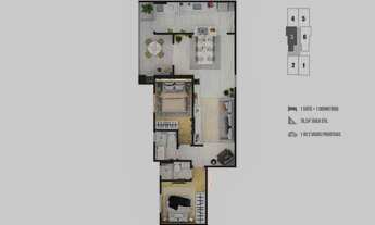 Imagem 2: APARTAMENTO COM 78.24 m² - FORTE - PRAIA GRANDE SP