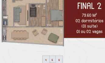 Imagem 2: APARTAMENTO COM 79.59 m² - FLÓRIDA - PRAIA GRANDE SP