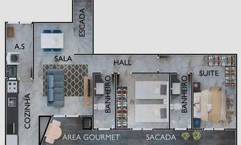 Imagem 3: CASA COM 74.99 m² - BOQUEIRAO - PRAIA GRANDE SP