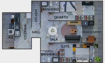 Imagem 3: CASA COM 71 m² - BOQUEIRAO - PRAIA GRANDE SP