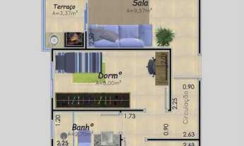 Imagem 5: APARTAMENTO COM 52.54 m² - CAIÇARA - PRAIA GRANDE SP