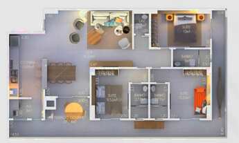 Imagem: APARTAMENTO COM 123.56 m² - TUPI - PRAIA