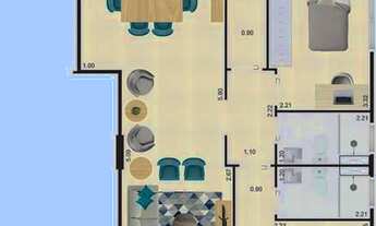 Imagem 3: APARTAMENTO COM 102.48 m² - CENTRO - MONGAGUA SP