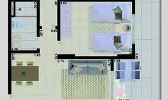 Imagem 7: APARTAMENTO COM 78.04 m² - AVIAÇÃO - PRAIA GRANDE SP