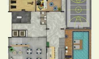 Imagem 4: APARTAMENTO COM 50 m² - CAIÇARA - PRAIA GRANDE SP