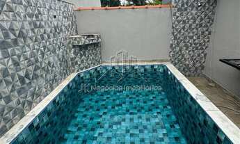 Imagem 2: LINDA CASA NOVA BALN TUPI ITANHAÉM COM PISCINA E CHURRASQUEIRA - R$ 389 MIL