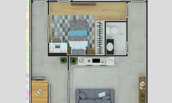 Imagem 3: Apartamento com 2 dorms, Canto do Forte, Praia Grande - R$ 585 mil, Cod: 1341