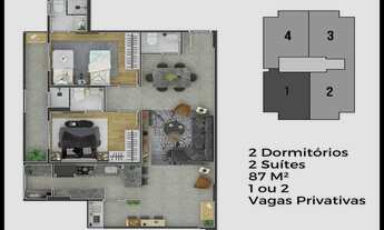 Imagem: Apartamento com 2 dorms, Canto do Forte