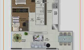 Imagem 6: Apartamento com 2 dorms, Guilhermina, Praia Grande - R$ 577 mil, Cod: 2771