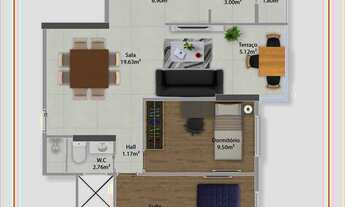 Imagem 3: Apartamento com 2 dorms, Guilhermina, Praia Grande - R$ 435 mil, Cod: 2773