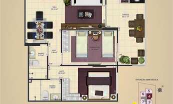 Imagem 4: Apartamento com 2 dorms, Aviação, Praia Grande - R$ 500 mil, Cod: 2195