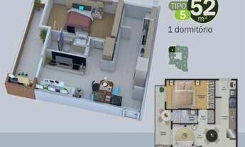 Imagem 3: Apartamento com 1 dorm, Real, Praia Grande - R$ 384 mil, Cod: 895