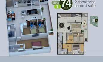 Imagem 7: Apartamento com 1 dorm, Real, Praia Grande - R$ 384 mil, Cod: 895
