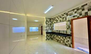 Imagem 5: Casa com piscina , área gourmet com churrasqueira no Vila Caiçara - R$ 680.000,00