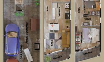 Imagem 5: CASA COM 90 m² - CAIÇARA - PRAIA GRANDE SP