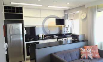 Imagem 2: Alpha Park - apto 50,40m² | 1 suíte | mobiliado | 1 vaga | sacada envidraçada