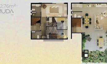 Imagem 3: ÁGUA VERDE - Cobertura Duplex. 3 quartos com suíte. 112,76 m² área total. 24,73 m² de área