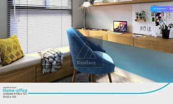 Imagem 4: Apartamento 2 quartos com suíte. 46,59 m². 1 vaga. Sacada com churrasqueira. Entrega em 07