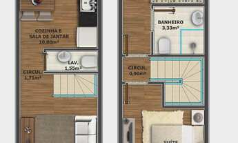 Imagem 7: Sobrado à venda no bairro Comasa - Joinville/SC