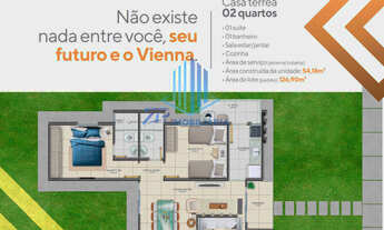 Imagem 2: Vienna Future Residence 2/4 com suíte no Sim