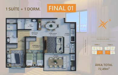 Imagem: Calefi, 3 dormitórios na Rua Vasco Da Gama