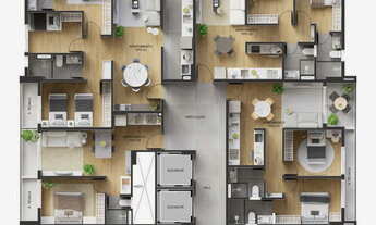 Imagem 7: Soft Living, 3 dormitórios, 1 suítes, 1 banheiros, 1 vaga na garagem, 82M² de Área Constru