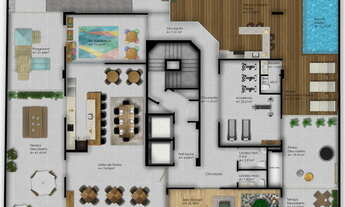 Imagem 5: Apartamento de Luxo com 3 Quartos e 3 Suítes em Balneário Camboriú-SC Bairro Pioneiros 2