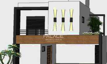 Imagem: Casa em construção no condomínio Reserva