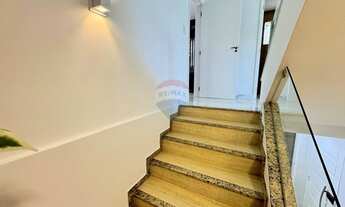 Imagem 7: Casa toda planejada com 3 quartos com suíte, sendo uma suíte máster, sala com dois ambient