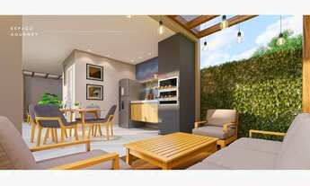 Imagem 6: Apartamento,com 2 quartos,sala em 2 ambientes, banho social, cozinha conjugada com área de