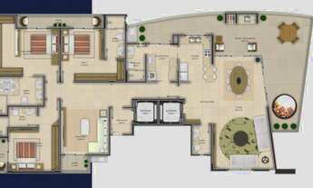 Imagem 6: APARTAMENTO A VENDA EM CRICIUMA EM FRENTE A PRAÇA DO CONGRESSO POSSUINDO 03 SUÍTES COM SAC