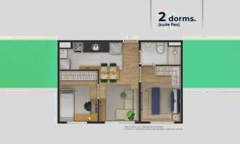 Imagem 2: Apartamento 2 Dormitórios